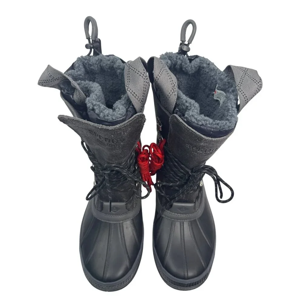 Sperry Mens Ice‎ Baby 2 Grey Insulated WP Winter Duck Boot Size 9 M